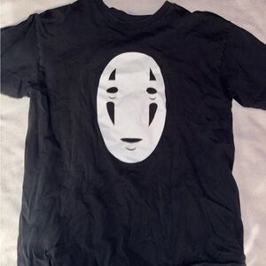 Spirited Away No Face Black T-Shirt